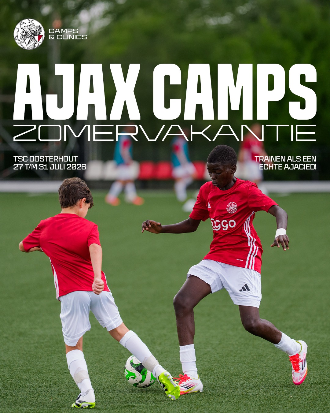Deze zomer: Ajax Camp bij TSC Oosterhout