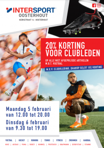 Korting voor clubleden