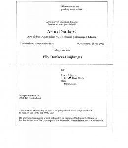 Uitvaart Arno Donkers bij TSC